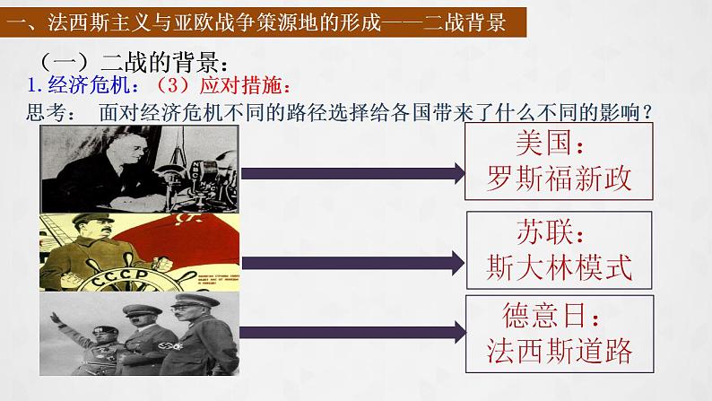 2021-2022学年高中历史统编版（2019）必修中外历史纲要下册第17课 第二次世界大战与战后国际秩序的形成 课件第8页