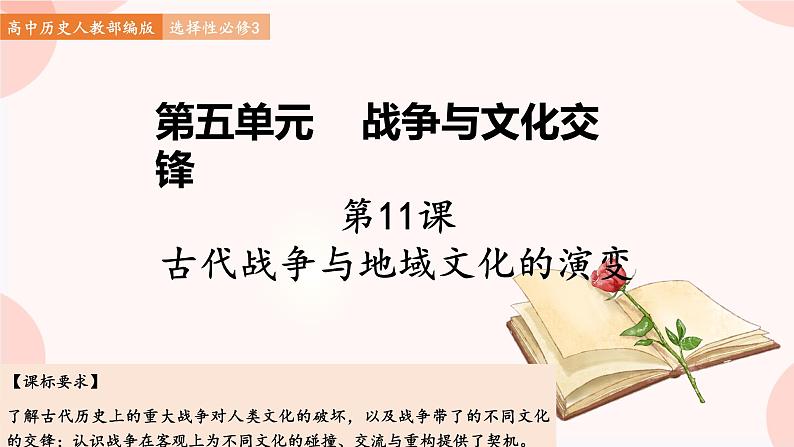 第11课  古代战争与地域文化的演变 课件 高中历史人教部编版 选择性必修3第1页