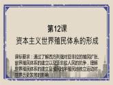 第12课 资本主义世界殖民体系的形成 课件  高中历史人教部编版 中外历史纲要（下）