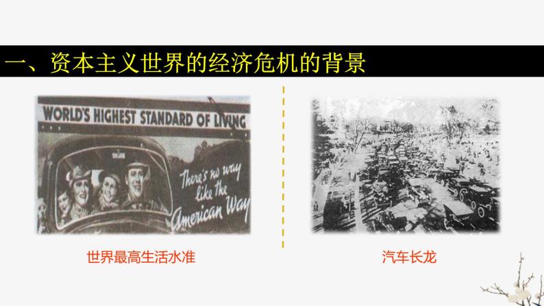 高中17 空前严重的资本主义世界经济危机背景图课件ppt-教习网|课件下载