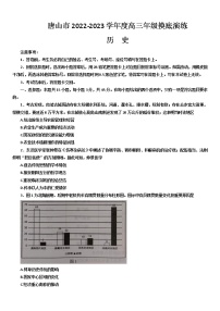 河北省唐山市2022-2023学年高三上学期开学摸底演练历史试题（含答案）