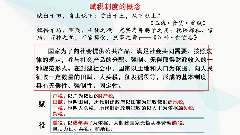 2022-2023学年高中历史统编版2019选择性必修1第16课中国赋税制度的演变（教学课件）06