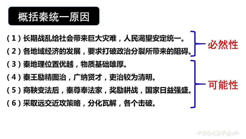 第3课 秦统一多民族封建国家的建立必修中外历史纲要上册 (4) 课件06