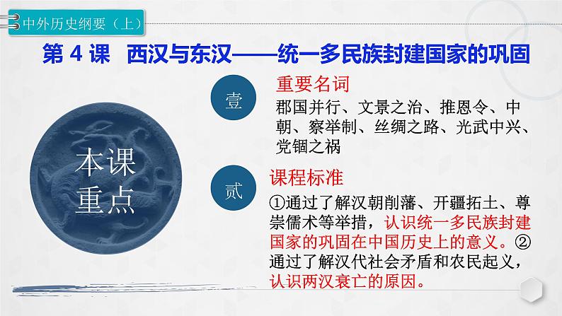 第4课 西汉与东汉——统一多民族封建国家的巩固必修中外历史纲要上册 (10)第3页