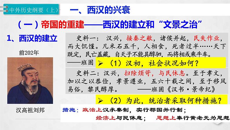 第4课 西汉与东汉——统一多民族封建国家的巩固必修中外历史纲要上册 (10)第5页