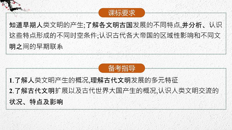 （新高考）2023届高考历史一轮复习 第17讲　古代文明的产生、发展与交流 课件02