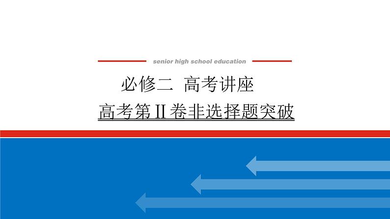 2023高中历史总复习--必修二   高考讲座高考第Ⅱ卷非选择题突破 课件01