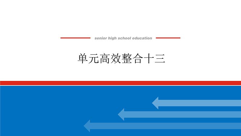 2023高中历史总复习--单元高效整合十三课件第1页