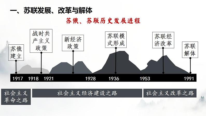 2021-2022学年高中历史统编版（2019）必修中外历史纲要下册第20课 社会主义国家的发展与变化 课件05