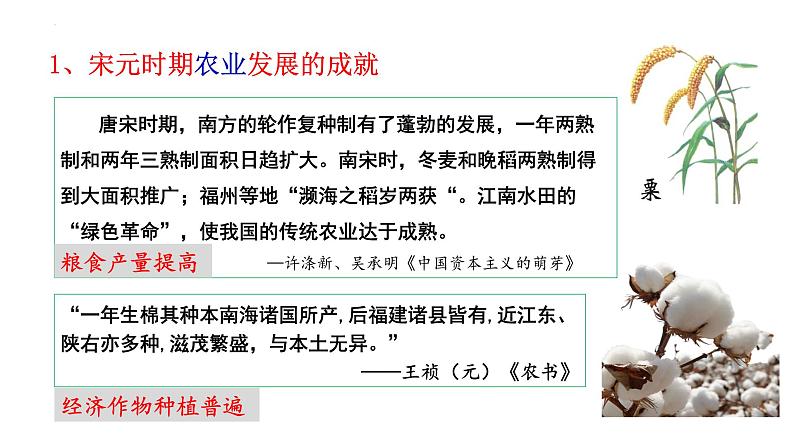 第11课辽宋夏金元的经济与社会课件2022-2023学年统编版高中历史必修中外历史纲要上册 (5)第4页