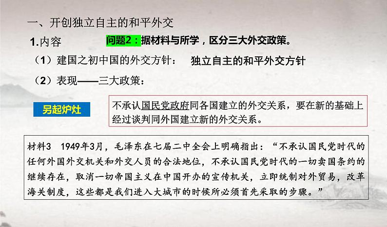 2022-2023学年高中历史统编版2019选择性必修1 第14课 当代中国的外交 课件第8页