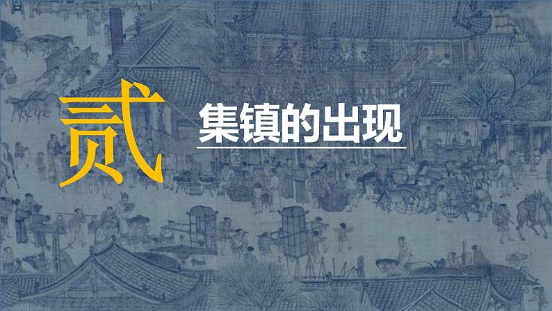 2022-2023学年高中历史统编版（2019）选择性必修二第10课 古代的村落、集镇和城市 课件08