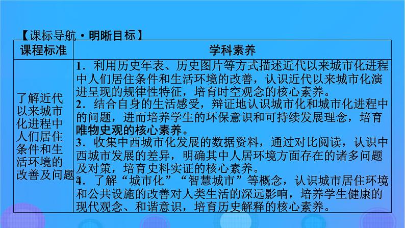 2022秋新教材高中历史第四单元村落城镇与居住环境第11课近代以来的城市化进程课件部编版选择性必修202