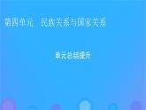 2022秋新教材高中历史第四单元民族关系与国家关系单元总结提升课件部编版选择性必修1