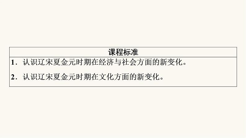 人教版高考历史一轮总复习必修上第3单元第6课辽宋夏金元的经济、社会与文化课件02