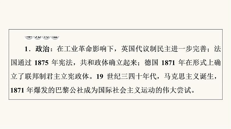 人教版高考历史一轮总复习必修下第11单元第27课工业革命与马克思主义的诞生课件04