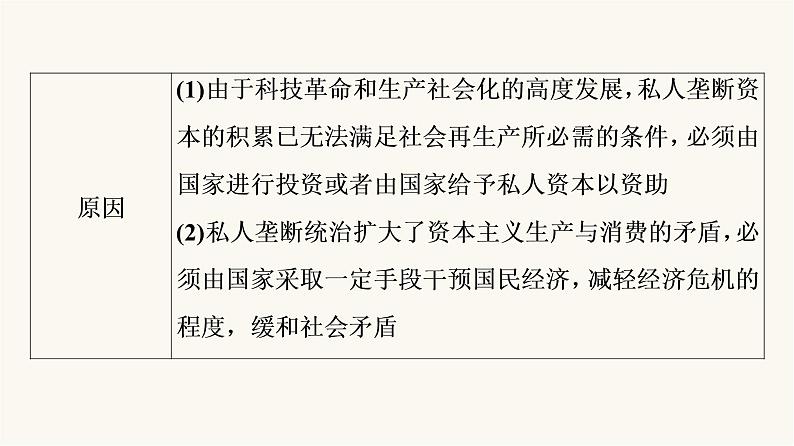 人教版高考历史一轮总复习必修下第13单元第33课资本主义国家和社会主义国家的发展变化课件08