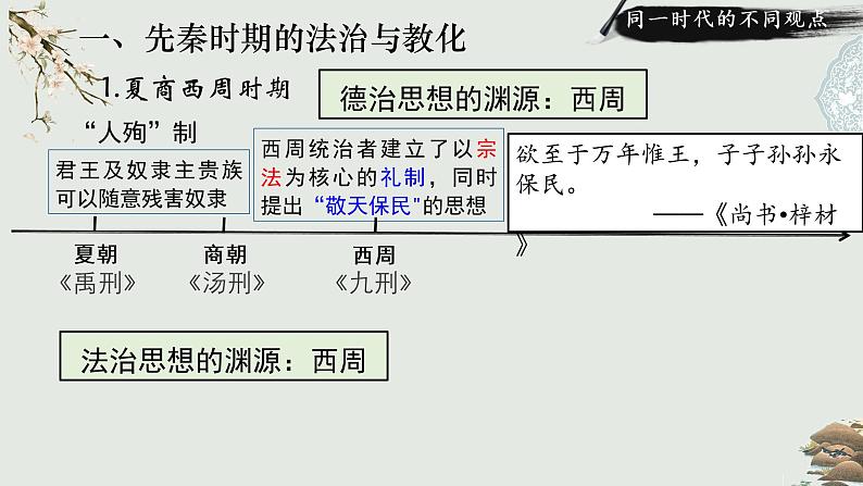 2022-2023学年高中历史统编版（2019）选择性必修一第8课中国古代的法治与教化 课件 学案06