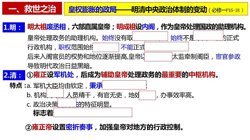 明清必修专题史复习课件第5页