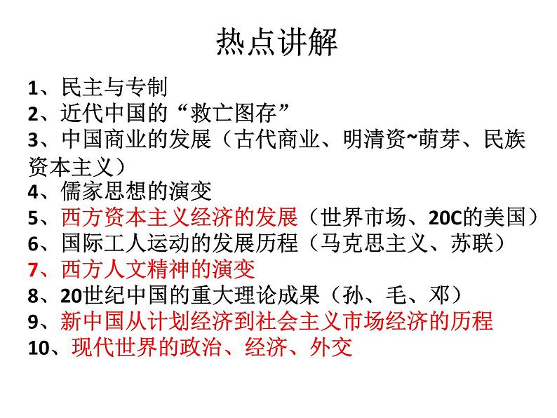 高考冲刺热点介绍 课件第1页