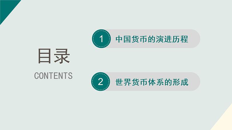 2022-2023学年统编版（2019）高中历史选择性必修一第15课 货币的使用与世界货币体系的形成 课件第2页