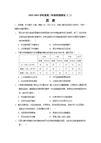 江苏省南通市海安高级中学2022-2023学年高二历史上学期第一次月考试题（Word版附答案）