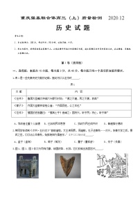 2021重庆强基联合体高三上学期12月质量检测历史试题含答案