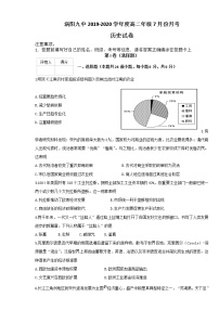 2020亳州涡阳县九中高二7月月考历史试题含答案