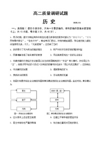 2020临沂罗庄区高二上学期期末考试历史试题含答案