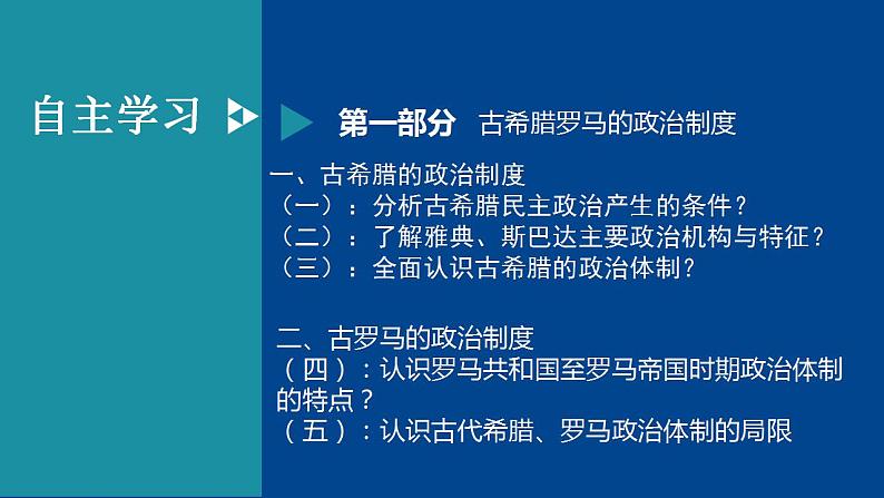 2022-2023学年高中历史统编版（2019）选择性必修一第2课 西方国家古代和近代政治制度的演变 课件03