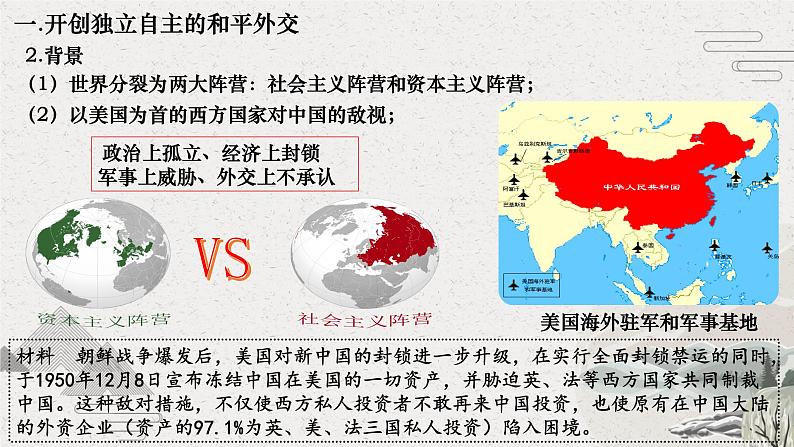 2022-2023学年高中历史统编版（2019）选择性必修一第14课 当代中国的外交 课件05