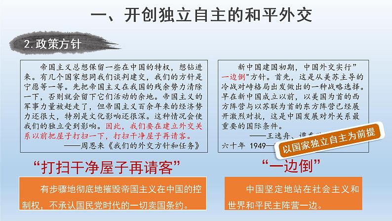 2022-2023学年高中历史统编版（2019）选择性必修一第14课 当代中国的外交 课件05