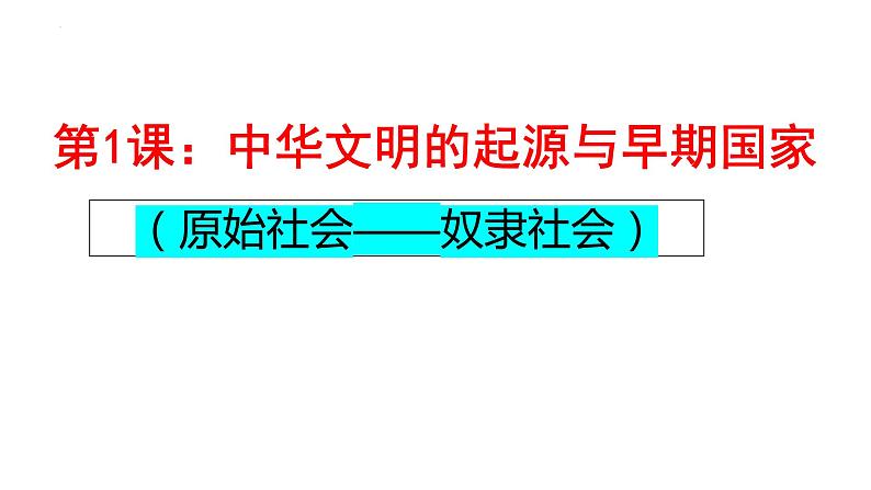 2022-2023学年统编版（2019）高中历史必修中外历史纲要上册第1课 中华文明的起源与早期国家 课件第4页