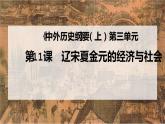 2022-2023学年统编版（2019）高中历史必修中外历史纲要上册第11课 辽宋夏金元的经济与社会 课件