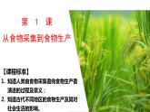 2021-2022学年高中历史统编版（2019）选择性必修二第1课 从食物采集到食物生产 课件