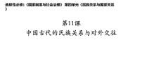 高中历史人教统编版选择性必修1 国家制度与社会治理第四单元 民族关系与国家关系第11课 中国古代的民族关系与对外交往说课ppt课件