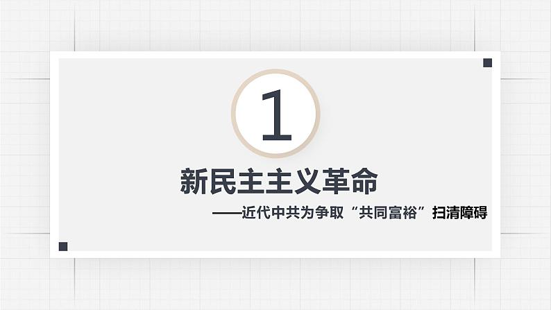 冲刺阶段专题——中国共产党追求“共同富裕”的历程 课件第4页