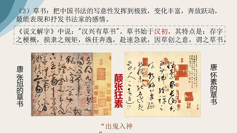 高考历史一轮复习：必修三专题二2《古代中国的艺术》课件第6页