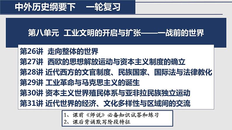 复习课件：第28讲 近代西方的文官制度、民族国家课件--2023届高三统编版（2019）历史一轮复习第1页