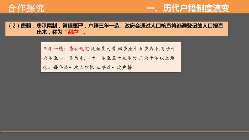 2022-2023学年高中历史统编版（2019）选择性必修1第17课 中国古代的户籍制度与社会治理 课件08