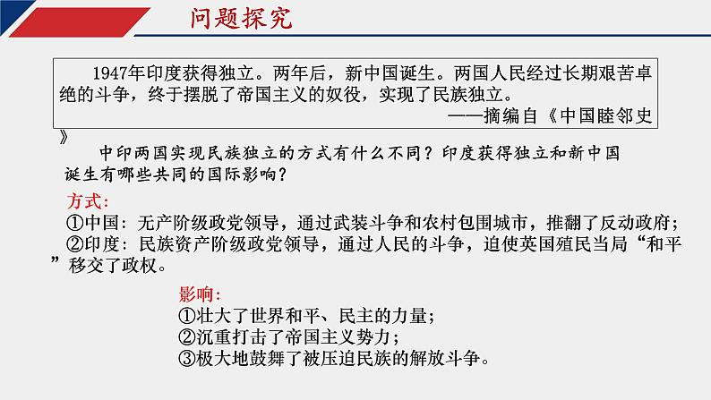 第21课 世界殖民体系的瓦解与新兴国家的发展 课件08