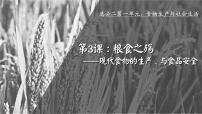 高中历史人教统编版选择性必修2 经济与社会生活第一单元 食物生产与社会生活第3课 现代食物的生产、储备与食品安全教学课件ppt