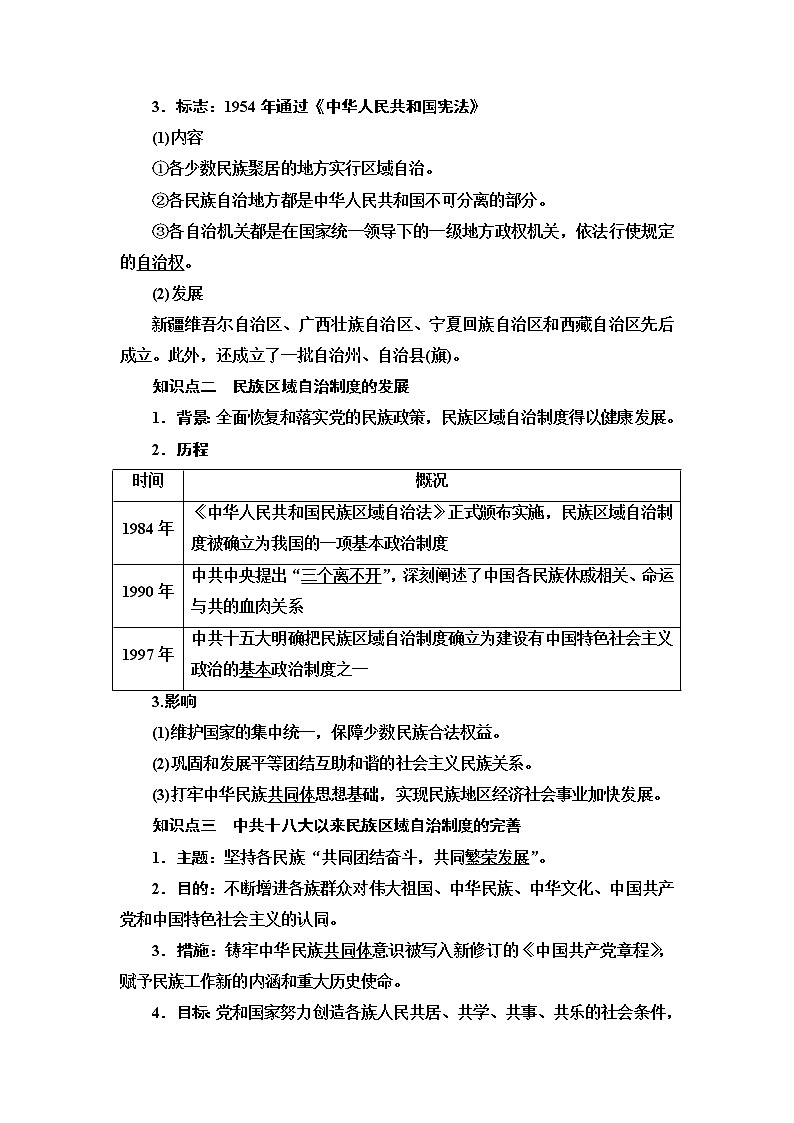 统编版高中历史选择性必修1第4单元第13课当代中国的民族政策课件+学案+练习含答案02