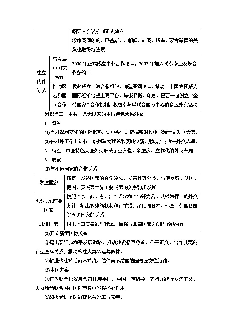 统编版高中历史选择性必修1第4单元第14课当代中国的外交课件+学案+练习含答案03