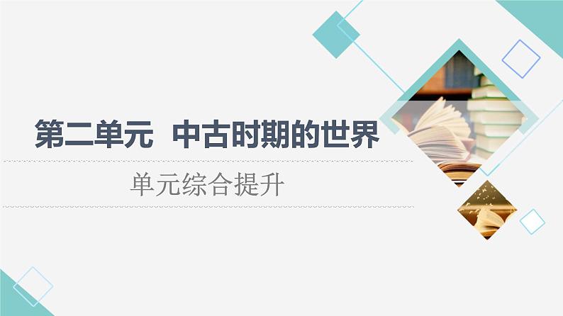统编版高中历史中外历史纲要下第2单元单元综合提升课件+学案01