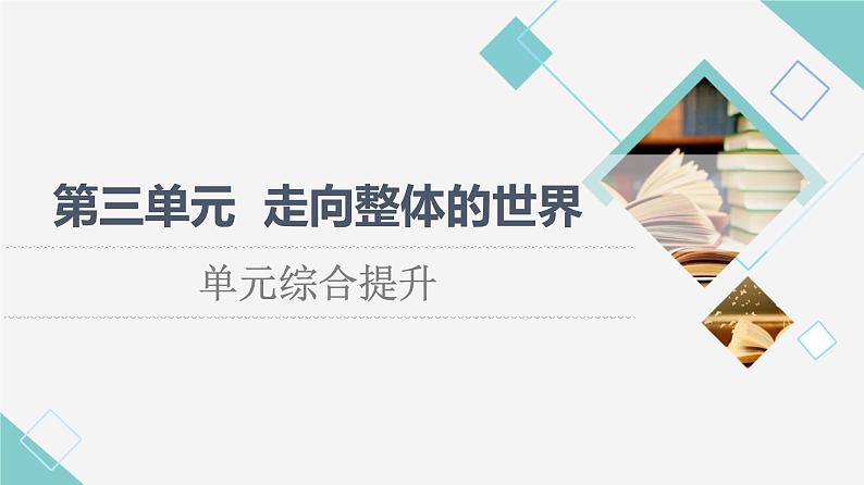 统编版高中历史中外历史纲要下第3单元单元综合提升课件第1页