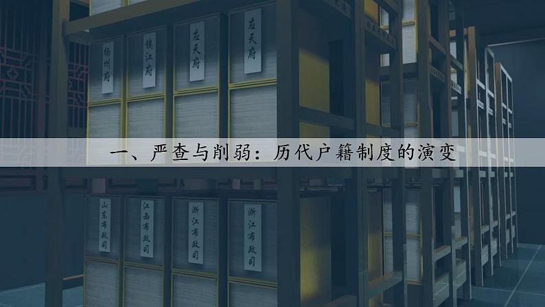 2022-2023学年高中历史统编版（2019）选择性必修一第17课 中国古代的户籍制度与社会治理课件04