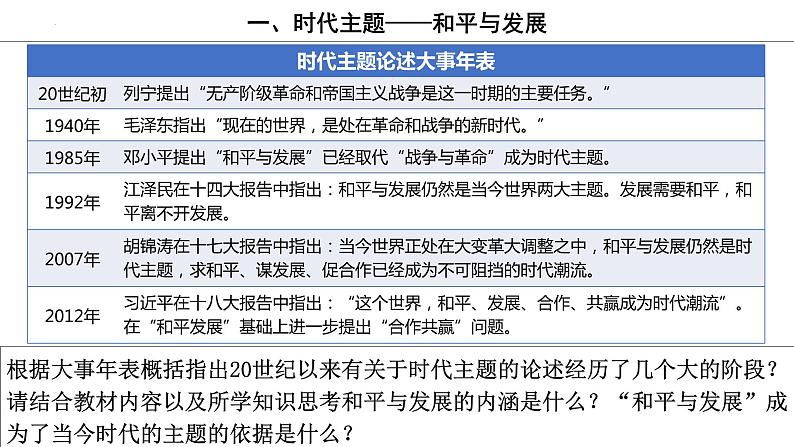 第23课 和平发展合作共赢的时代潮流 课件--2021-2022学年高中历史统编版（2019）必修中外历史纲要下册05