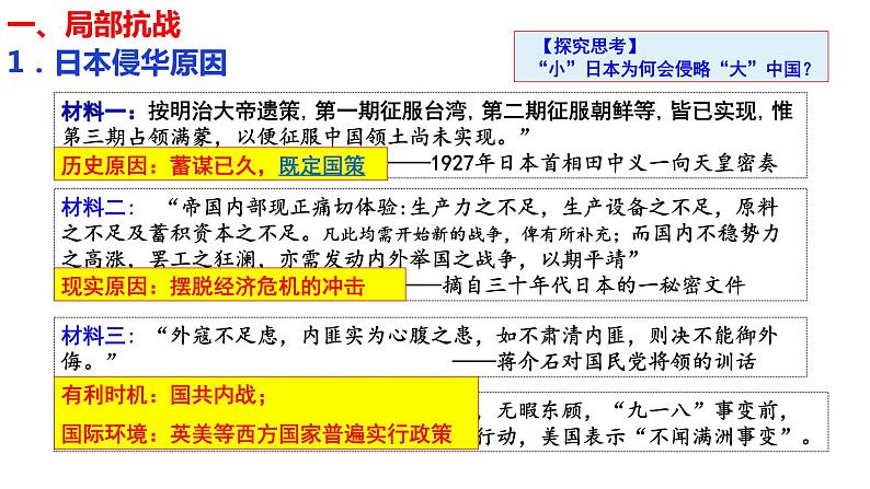 第23课从局部抗战到全面抗战课件高中历史统编版必修中外历史纲要上册 (7)第2页