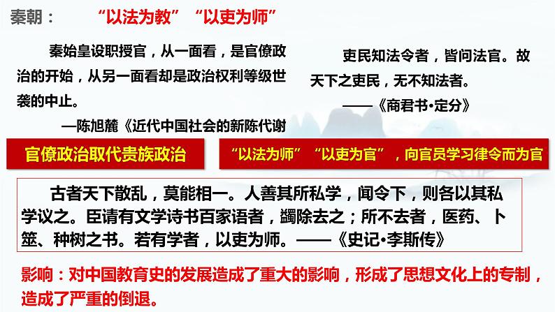 【高考一轮精细化复习】高考历史（选必1）复习课件——第5课 中国古代官员的选拔与管理第6页